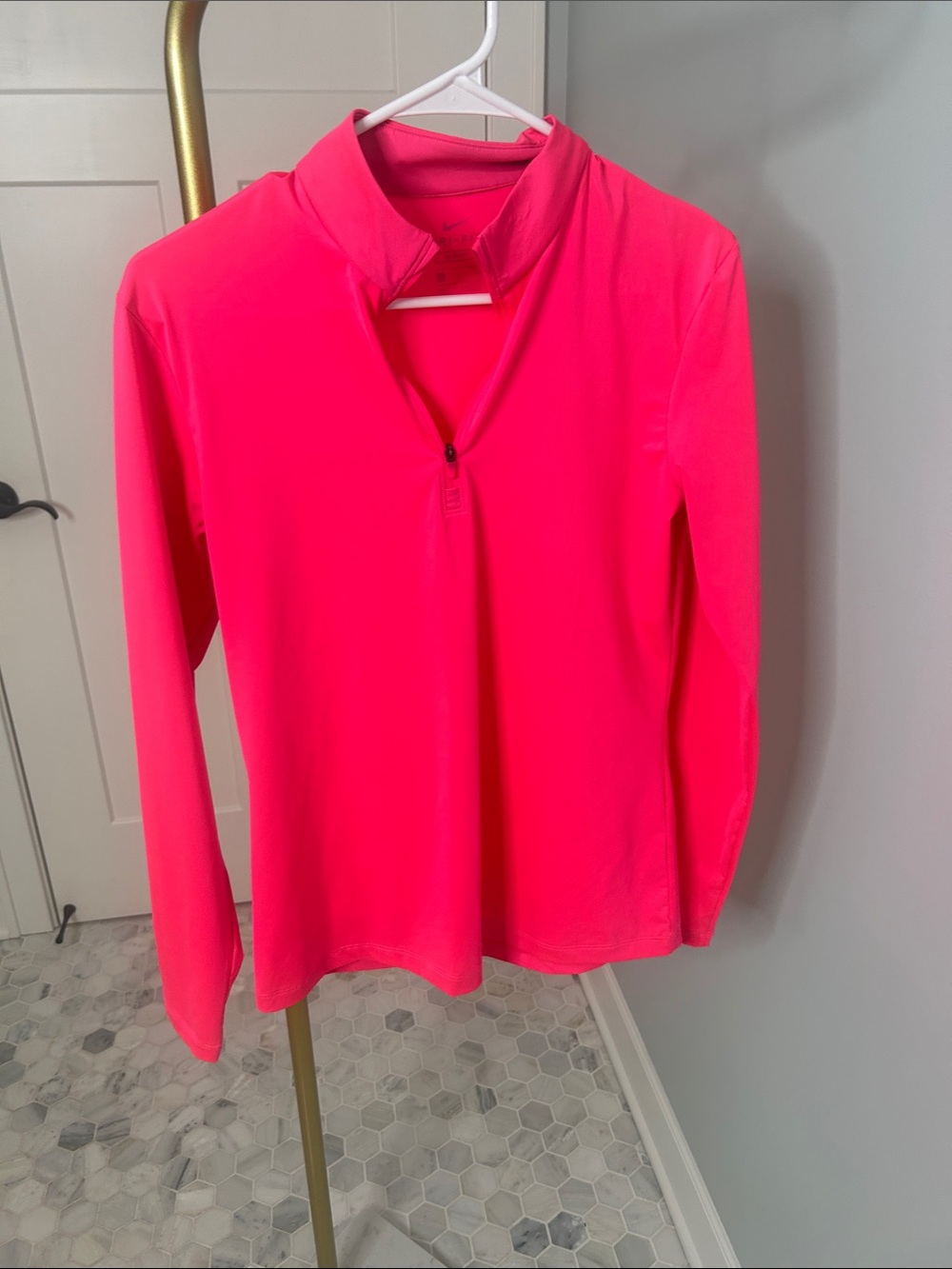 Nike Dri-FIT Hot Pink Athletic Quarter-Zip